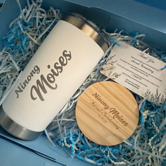 Personalized 20oz Stainless Steel Tumbler with Straw