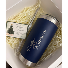 Personalized 20oz Stainless Steel Tumbler with Straw
