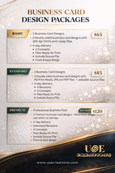 Custom Business Card Graphic Design | Professional Branding Layout | Print-Ready Design File – USE Creations