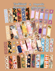 Fall & Winter Bookmark Bundle: 50+ Printable Designs (Digital Download)