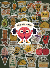 Humorous Sticker Bundle: Funny, Motivational, Animal Designs (Digital Download, Ready to Print & Cut)