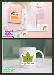 Humorous Sticker Bundle: Funny, Motivational, Animal Designs (Digital Download, Ready to Print & Cut)