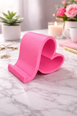 Heart Phone Stand | 3D Printed Minimalist Desk Decor Holder